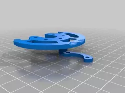 LED support ring with bltouch bracket.