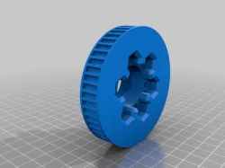 MBS All-Terrain Longboard Wheels 50 Tooth Lock Nut Pulley for 9mm, 12mm, 15mm Belt
