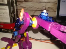 Micro servo SG90 rounded connection