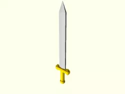 Mini Sword for D&D Figures