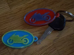 Motorcycle keychain
