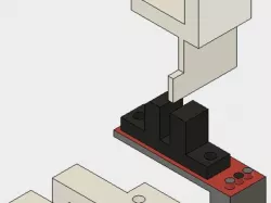 mount and trigger for optical limit switch