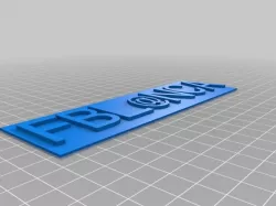 My Customized Custom name plate 2