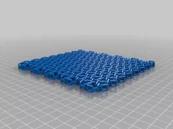 My Customized HoHoHo Tissue - A hexagonal chain mail V3