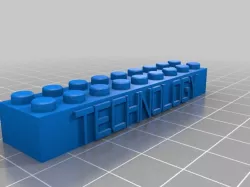 My Customized Lego Block Necklace/Keychain