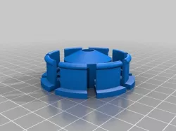 My Customized Parametric Filament Spool Hub with 608ZZ bearing