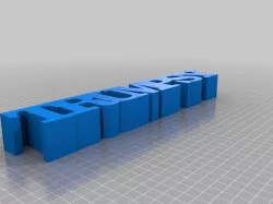 My Customized Variable WORD Sculpture
