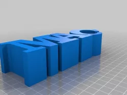 My Customized Variable WORD Sculpture