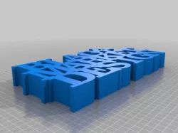 My Customized Variable WORD Sculpture
