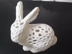 My Meshmixer Rabbit made out of the basic rabbit model