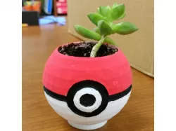 Pokeball Planter