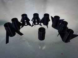 Project: Paper Air Rocket Tail Sections