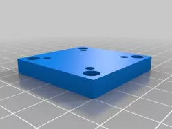 QUDB 1up 2up xcarriage adapter plate