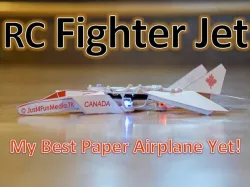 RC Paper F14 Fighter Jet