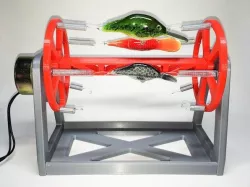 Rotating Fishing Lure Drying Rack