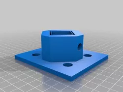 Skateboard-to-table-leg-adapter (to make it a kickboard)