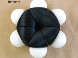 Space-filling molecular models:  Aromatic expansion set