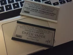 Star Wars Props Plaque Holder