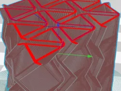 Tessellating Triangle 3D Elastic Damper