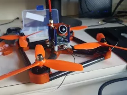 Uber 180 Redesign -- No Supports Needed, VTX + Cam Mounts, Motor Guards