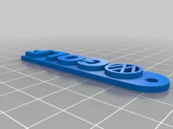 Volkswagen Golf Keychain