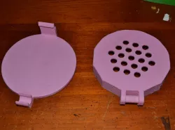 Wide mouth mason jar strainer/shaker with lid