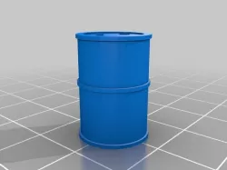 28mm scale steel drum