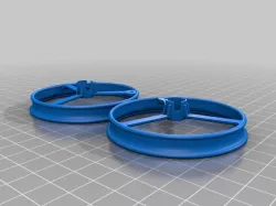 90mm copter frame addons for Tiny Whoop look