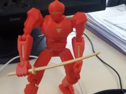 Articulated armor robot