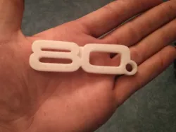 Audi 80 Keychain