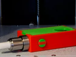 Box Mod bottom feeder mechanical with push button lock (v2)