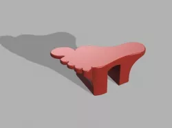 Bunk bed ladder foot