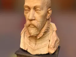 Bust of a nobleman in armour and a ruff