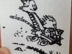 Calvin and Hobbes Wagon