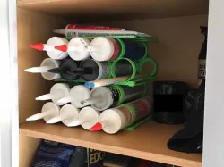 Caulk organizer stand