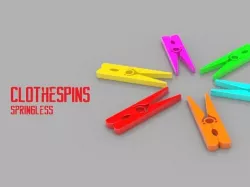 Clothespins - No Spring Required