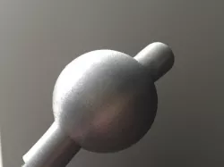 Coat rack end piece
