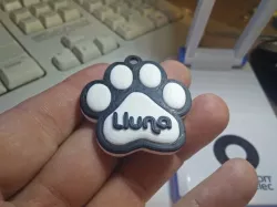 Colgante Huella/paw print