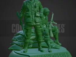 Company of Heroes 10th Anniversary 3D-printable Diorama