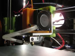 Customiser: Air cage for MK8 extruder with pipe end
