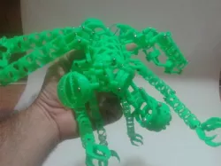Cyber Mutant DRAGONFLY Space Ship - Meccano Parts
