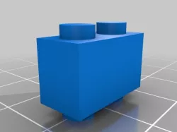 Double sided lego brick