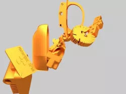 Dual Egg fixed to a Y-table Sine