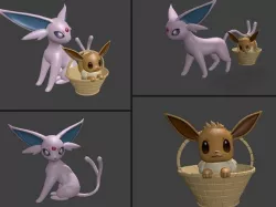 ♡♡ Eevee and Espeon ♡♡