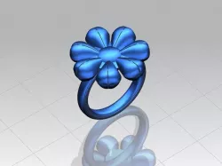 Flower-shape ring