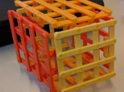 Folding fidget cube