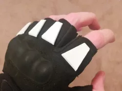 Glove armor plates