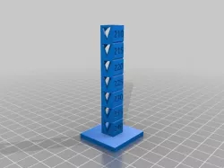 HDGlass Prusa 30mms Temp Tower