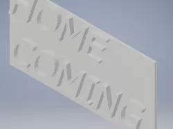 HomeComing Sign