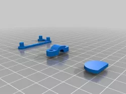 Hot airgun 8018LCD buttons, cap, wire holder
